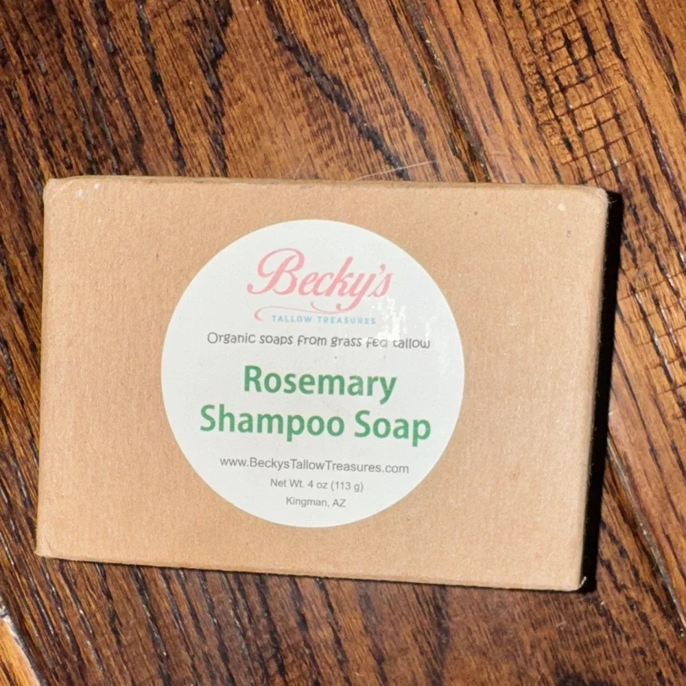 NWT Becky's Rosemary Shampoo Soap